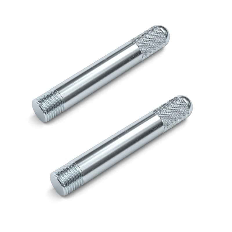 StanceMagic Silver Wheel Hanger Alignment Pin Guide Tool - Metric 14x1.25 Threads - Wheel Lug Bolt Automotive Mechanic Tool Compatible with BMW Mini Cooper - Pack of 2, M14x1.25 - Image 1